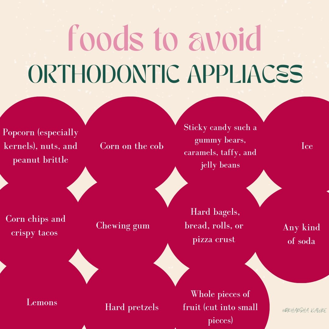 Foods to avoid - #Orthodonticappliances

#dentist #dentistry #dentalstudents #dentistoffice #orthodontictreatment #dentistryworld