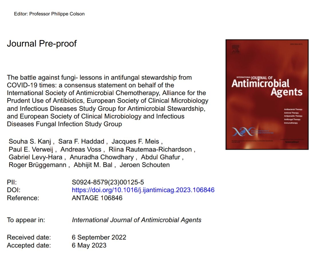 DrRavikiranID's tweet photo. Great review article on antifungal usage. Diagnosis, treatment and monitoring recommendations.
#fungus #antifungal #antimicrobialstewardship #ams #candida #aspergillus #mucor https://t.co/44ObAFuHjr