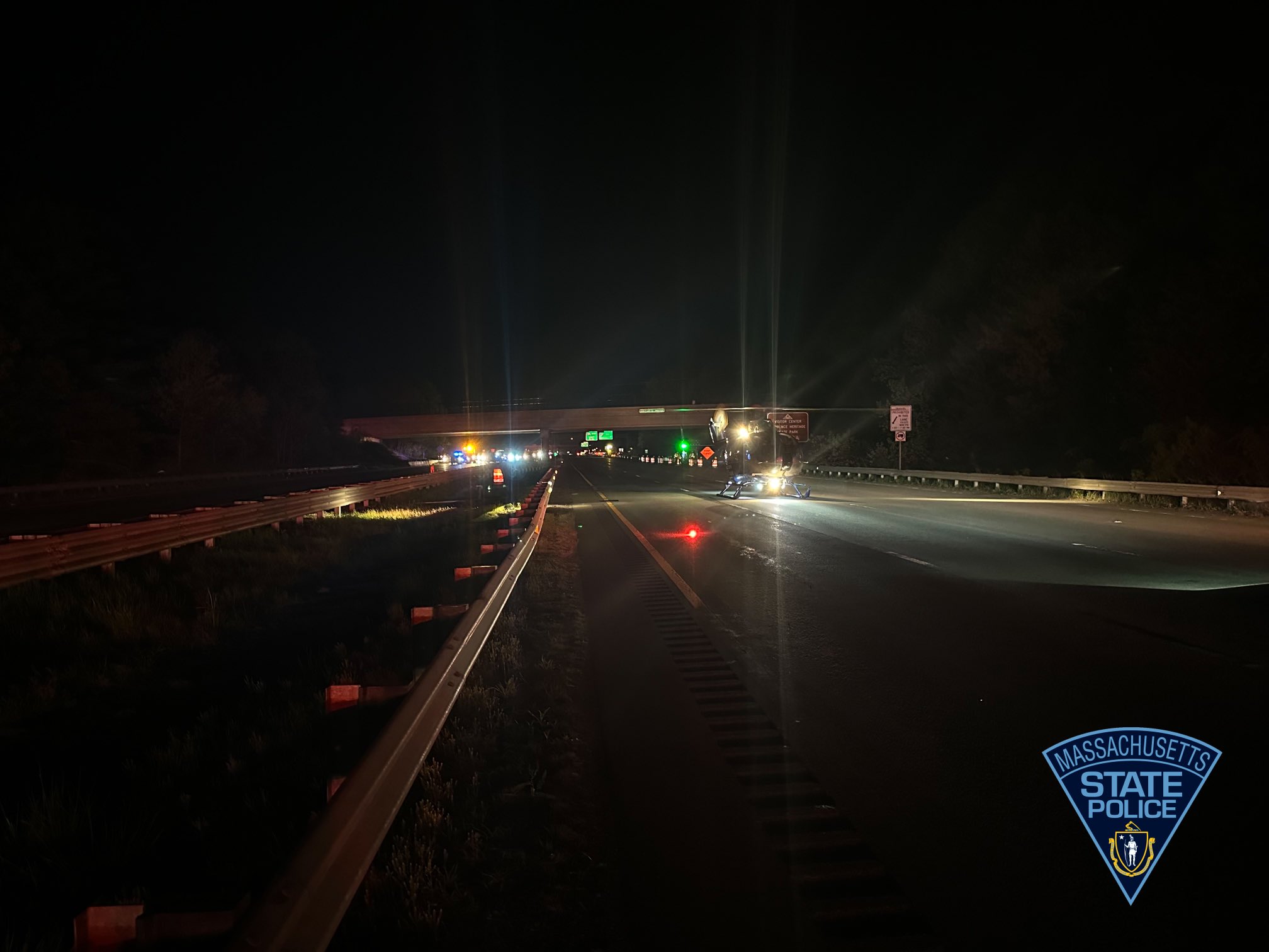 Mass State Police on Twitter: "Troopers on scene, motor vehicle crash