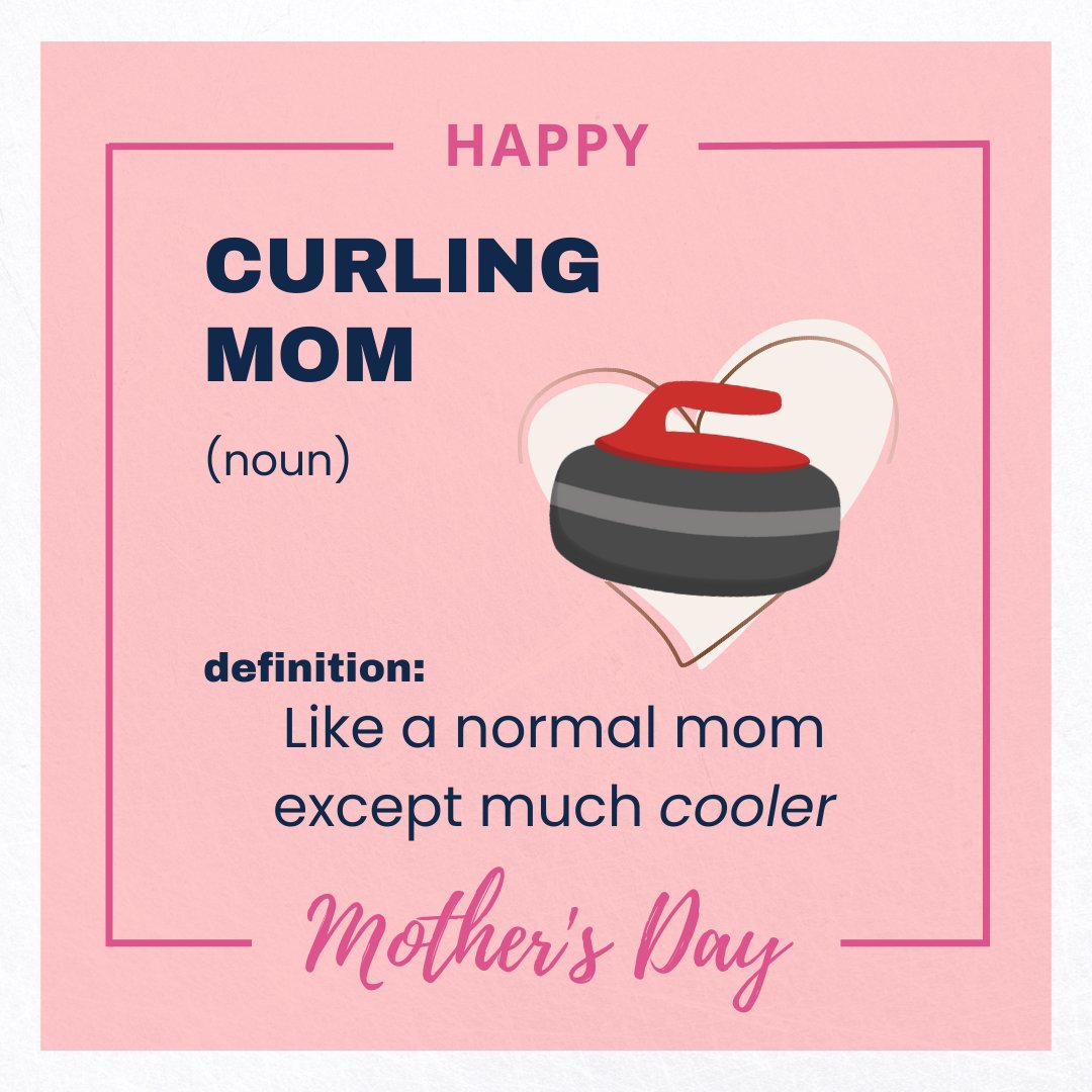 SiouxFallsCurl's tweet photo. Happy Mother's Day to all the moms out there, but to the curling moms - you're pretty cool! 🥌🫶 #sfcurling #MomsRock https://t.co/2kUbOrA1x6