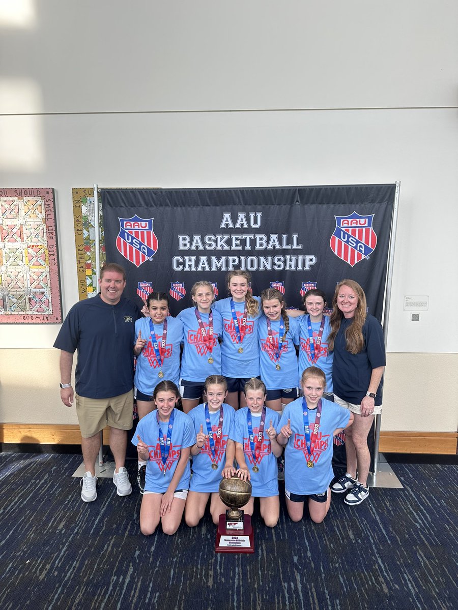 5th Grade Division 1 State Champions 🏀💪🏼🏆 #TFT #trotters2030 #AAU