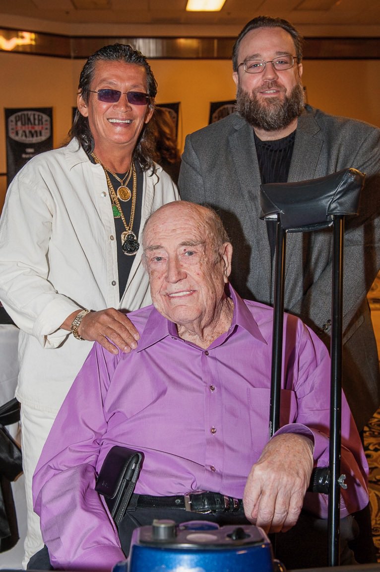 can’t believe this day has come - you will always be held high in our hearts, the man, the myth, the legend &amp; THE GODFATHER of poker baby! Mr Brunson, you made poker what it is baby! thank you for what you give to all of us baby! RIP Mr Doyle Brunson THE GODFATHER OF POKER