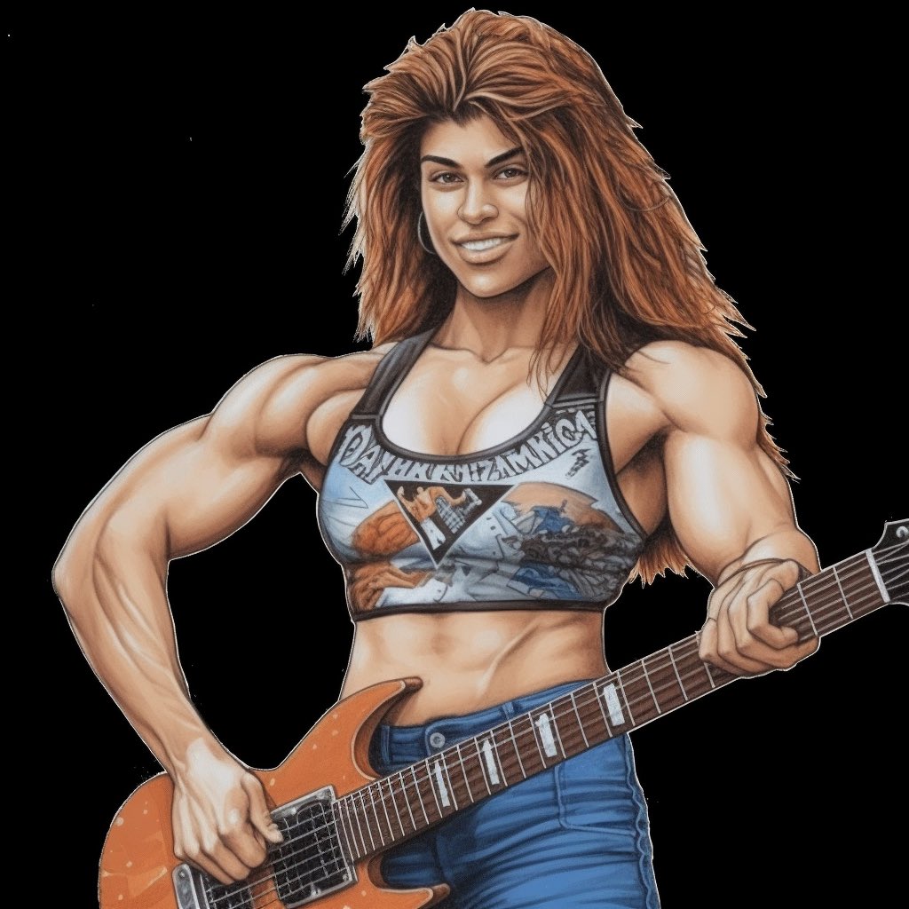 roxanasuperhero's tweet photo. Celebrate #mothersday with everyone’s favorite #musclemommy superhero, ROXANA 🎸⚡️. Here’s some #drewstruzan inspired #aiart #midjourney #aiartwork #comic #comicart #comiccharacter #characterart #subscribe #originalcharacter #superhero #superpower #comicbooks #support https://t.co/TOm02PT0Xq