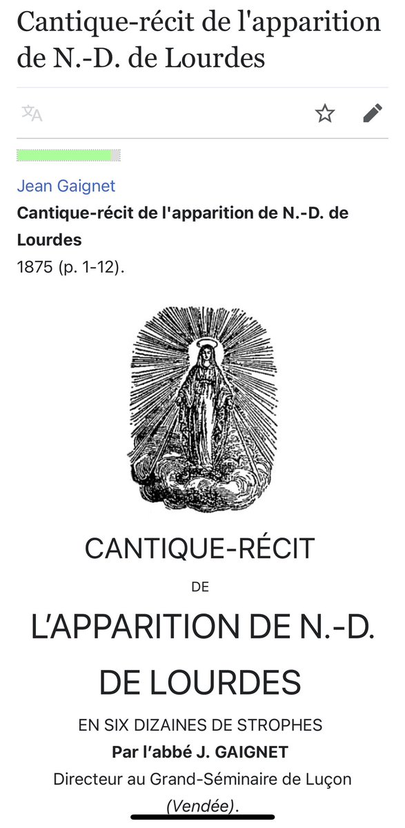 Does anyone have the 120 verses of Immaculate Mary in English? #CatholicTwitter #SacredMusic #Hymns #Lourdes #ImmaculateMary