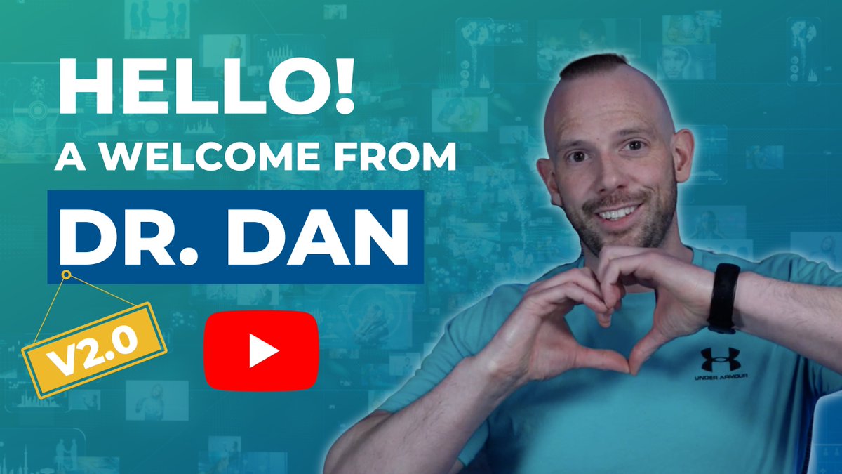 NEW VLOG! 
A (Re)Introduction to #DrDan!  
👉 youtu.be/XgoLNRSX340  

If you're already following me, thank you for the ongoing support. 
If you're new to the family, welcome!
You likely found me because you're on a #weightloss journey &amp; I look forward to working with you!