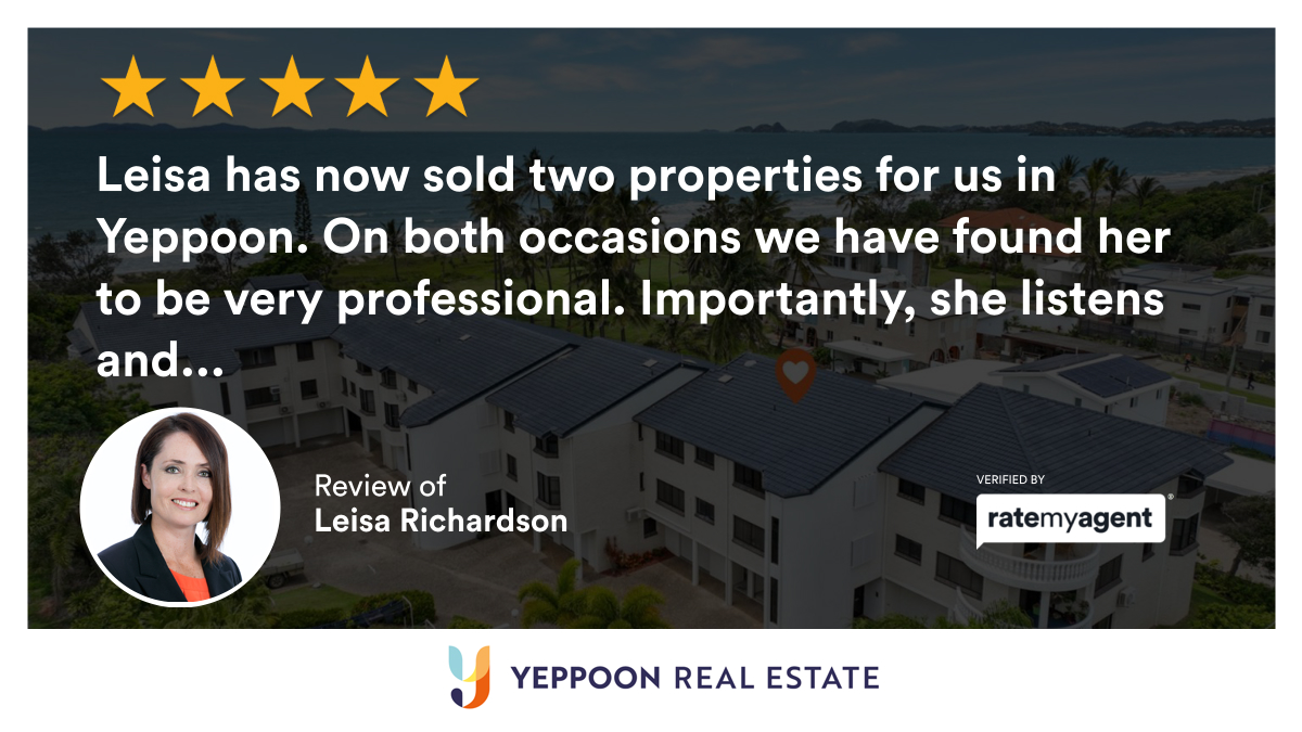 YeppoonRE's tweet photo. Our agent’s latest RateMyAgent review in Yeppoon

https://t.co/8QUZWujcJq

...
#ratemyagent #realestate #Yeppoon_Real_Estate https://t.co/jkCQScl7xm