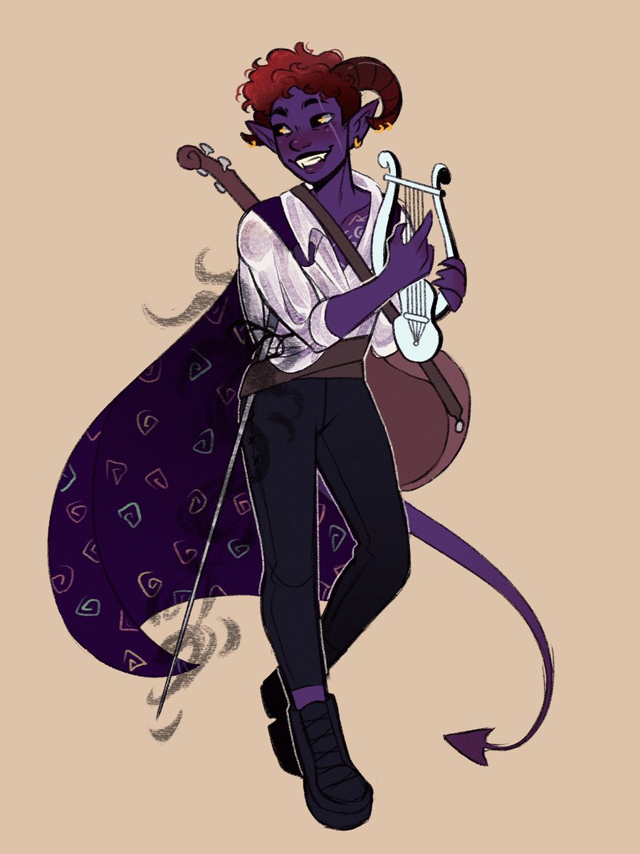 fishf0und's tweet photo. some dnd art ive gotten to do recently for the lovelies @peeledeyeball and @desh_desh_desh respectively !! :] https://t.co/maYsMPPAEY