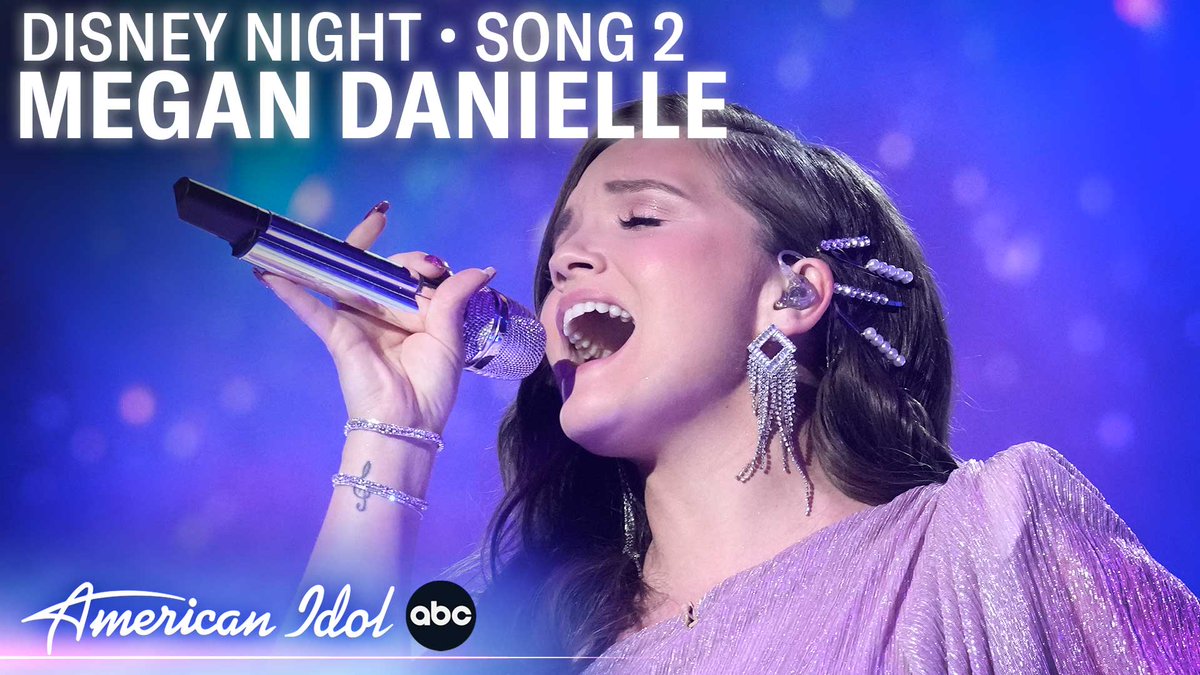 AmericanIdol's tweet photo. "Carried Me With You" from #Onward 𝘱𝘦𝘳𝘧𝘰𝘳𝘮𝘦𝘥 𝘣𝘺 @megandanielle

𝗪𝗔𝗧𝗖𝗛: https://t.co/jRs4qhb9BB

#DisneyNight #IDOL https://t.co/CsJlu8jRyh
