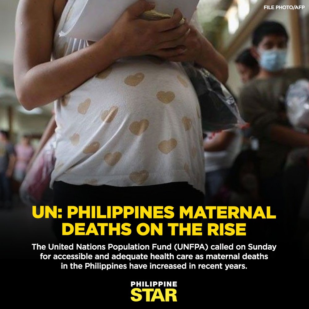 The Philippine Star On Twitter Unfpa Philippines Said 14 Percent Of Pregnant Women In The