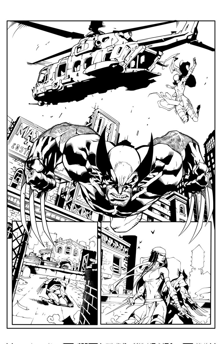 YoungMayk's tweet photo. Savage Wolverine
Ink by Me
Pencil Joe Mad
#Wolverine
#xmen
#ComicsInk
#comicbook
#ink https://t.co/CQ3UD2xSQO