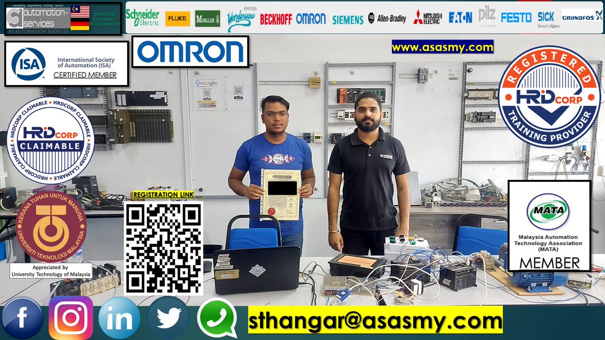 AutomationMy's tweet photo. #OMRON #CSeries #PLC , #CXProgrammer . #HMI using #VSFT and #Tellus with #VFD #Motor using #AnalogIO , BASIC to Intermediate , #Personal Sponser from #Myanmar working in #Singapore #Manufacturing Plant. #industrialautomation #OilandGas  #traifficlights . : https://t.co/UbZOSyoW4g https://t.co/DBeCxne9ZI
