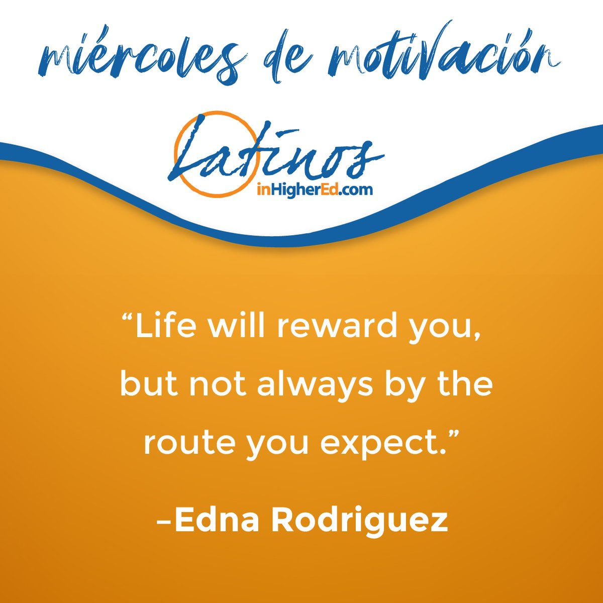 LatinosHigherEd's tweet photo. Remember, when your goals seem impossible to reach at times……
#highereducation #jobs #latinojobs #hirelatinos #nowhiring #werehiring #lookingforjobs #hirediverse #diversejobs #hirebillingual #highered #latinosinhighered #latinosineducation #LIHE #education #staffing https://t.co/NV3WCBiEEI