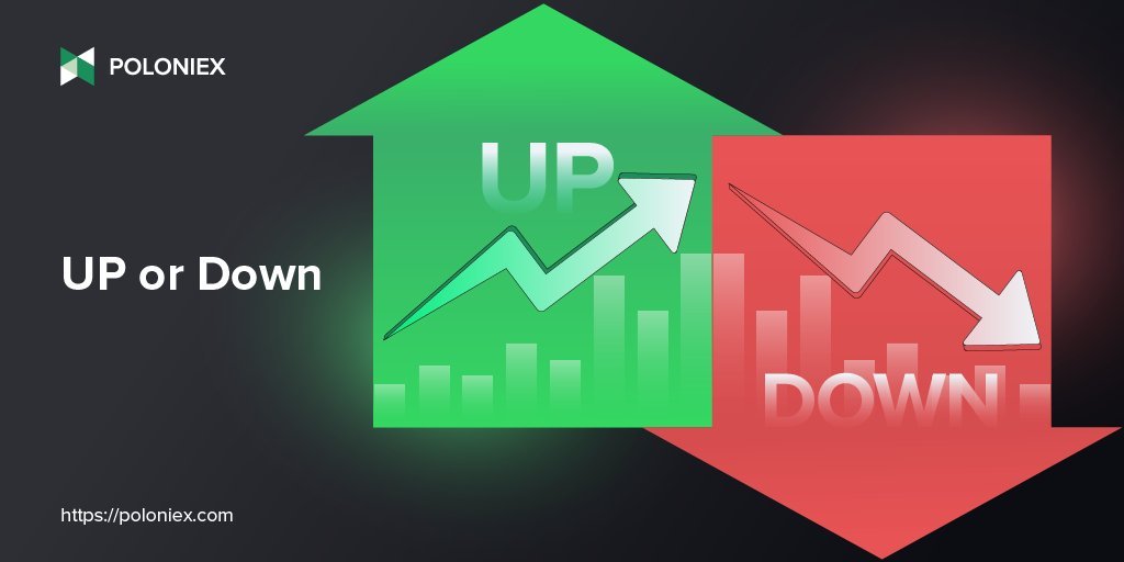 Poloniex's tweet photo. Join UP &amp; DOWN event 🎁

📈 Choose UP if you think the highest $BTC price will hit $28,000 during the week (by 04:00 UTC on 19 May)

📉 Choose DOWN if you don't think so

🔥 Follow @Poloniex
🔥 RT &amp; Tag 3 friends
🔥 Write UP or DOWN, add #Poloniex

10 winners to share $50💰 https://t.co/ouErCMho9f