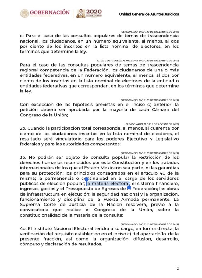 beltrandelrio's tweet photo. Pssst, diputado Mier. Lea la Ley Federal de Consulta Popular (art. 11) y la Constitución (art. 35)👇 https://t.co/AQJkg6zc9E