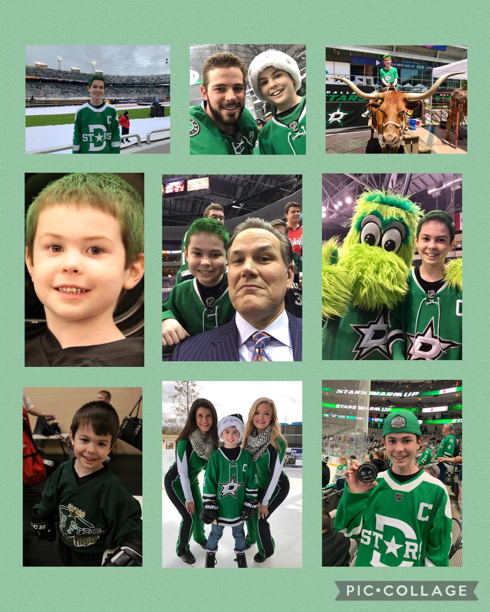 Senior Sunday look back at this little <a href="/DallasStars/">Dallas Stars</a> fan all grown up. Lots of games and memories with the Stars over the years.