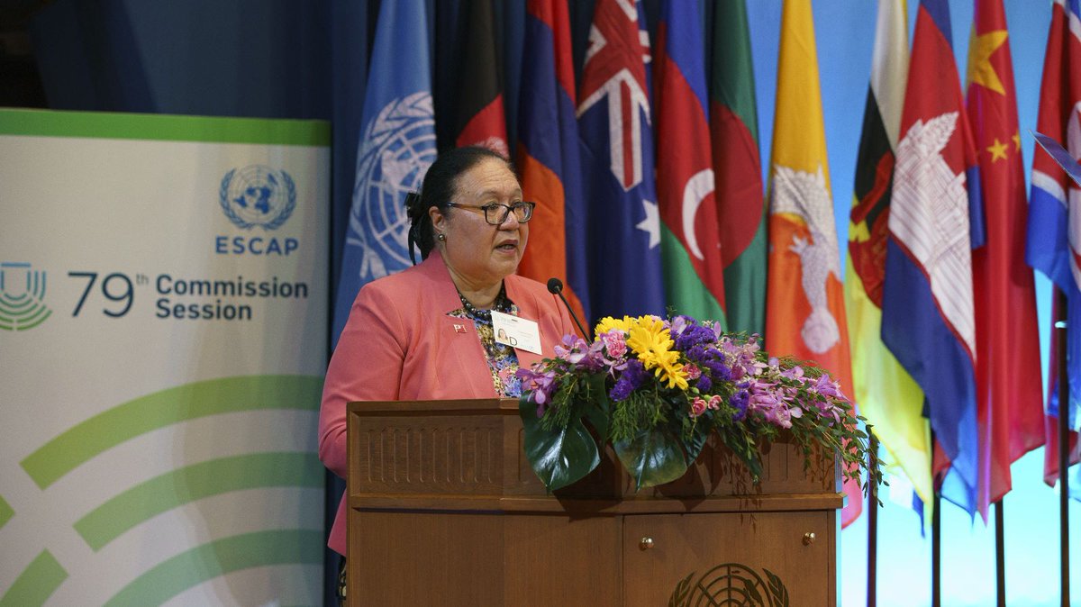 #AsiaPacific is one of the most vulnerable regions to the impacts of #ClimateChange, as such countries in the region need to take swift and decisive collective action to mitigate & adapt to the effects of climate change. 
— @fekita_u Minister @TongaMfa & @MTourismTonga at #CS79.