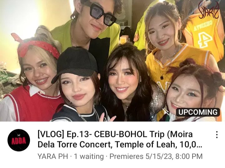 [ YARA | YouTube Update ]

We're getting new vlog later at 8pm! Set your alarm and don't miss this out, CoCoon/Starlight!

Link: youtu.be/NogkzRkPSiY

<a href="/official__yara/">YARA</a> #YARA_PH