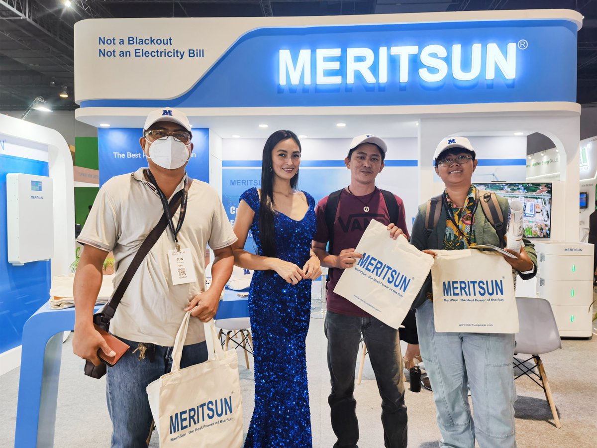 Amber72659882's tweet photo. @MeritsunPower 
MeritSun's first day at Future Energy Philippines!
Welcome to Meritsun Exhibition
📷Exhibition time: May 15-16, 2023
📷Booth No.: D9 I Hall 1
📷Location: SMX Manila, Pasay, Philippines
#meritsun #powerwall
#energy2023 https://t.co/DyN0qT9Zzs