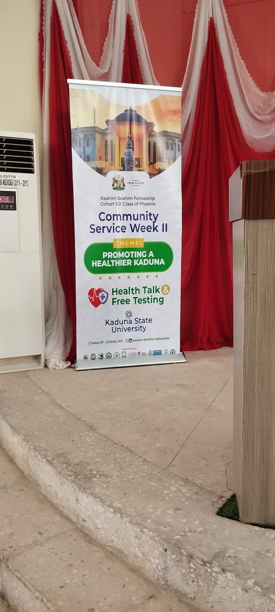 BamaiyiGN's tweet photo. If you're in or around KASU, join us at 10am. Free medical tests and other services will be available at the venue.
#KashimIbrahimFellowship #KIF #KIFCSW #CommunityService #Development #Leadership #KDSG #KadunaStateGovernment https://t.co/nb26AqLAK2