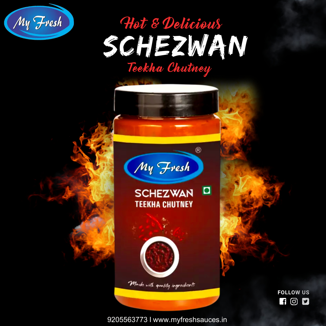 Myfreshsauces's tweet image. Hot and Delicious Schezwan Teekha Chutney

#schezwanteekhachuteny #chutney #schezwan #sauce #myfreshsauce #myfresh #fmcg #fmcgindustry #hotsauce #npd