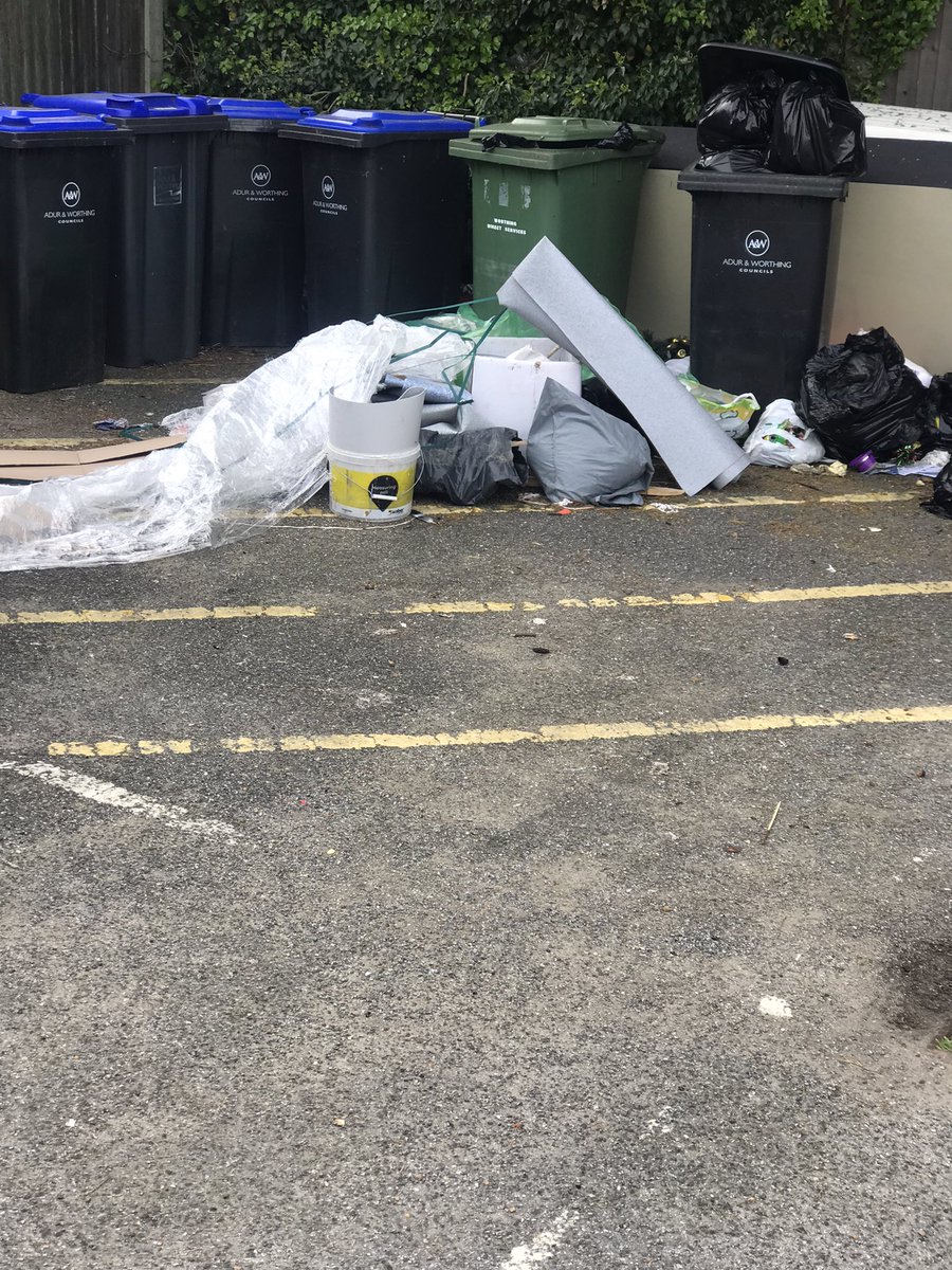 Any chance of CCTV in Littlecroft car park <a href="/adurandworthing/">Adur & Worthing Councils</a>  Fly tipping is becoming a regular occurrence.