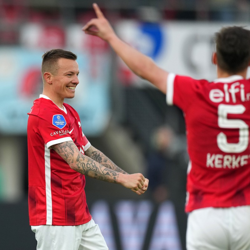 AZAlkmaar's tweet photo. 💥 𝙃𝙞𝙜𝙝𝙡𝙞𝙜𝙝𝙩𝙨

Geniet nog even na van de 5⃣ goals!

#AZ #azemm #Eredivisie