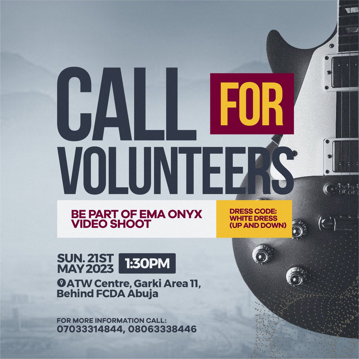 We will be honored and glad to have you participate in this video shoot. Read through for details . 
#newvideo 
#video 
#gospel 
#Emaonyx