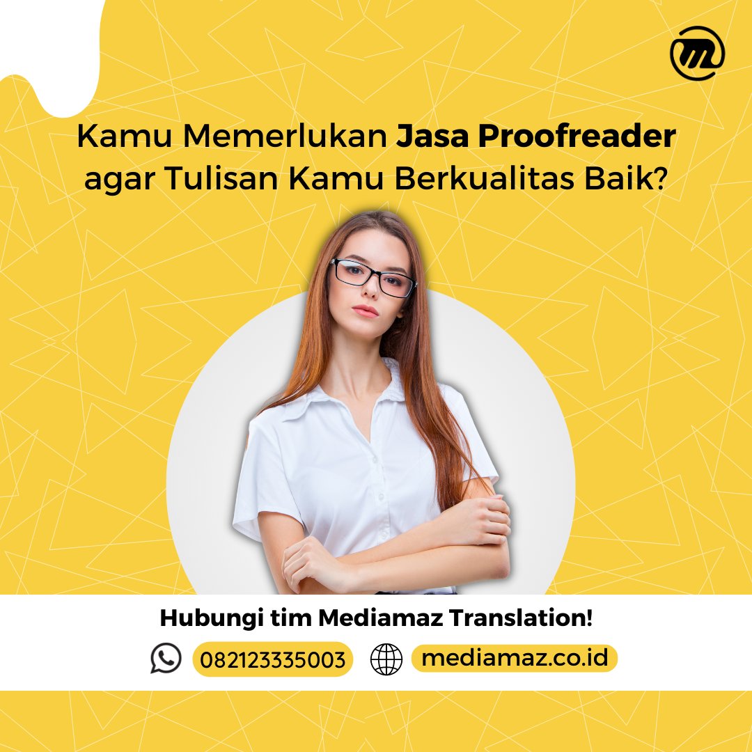 MediamazTS's tweet image. Jasa proofreading terpercaya!

#jasaproofreading #cv #lamarankerja