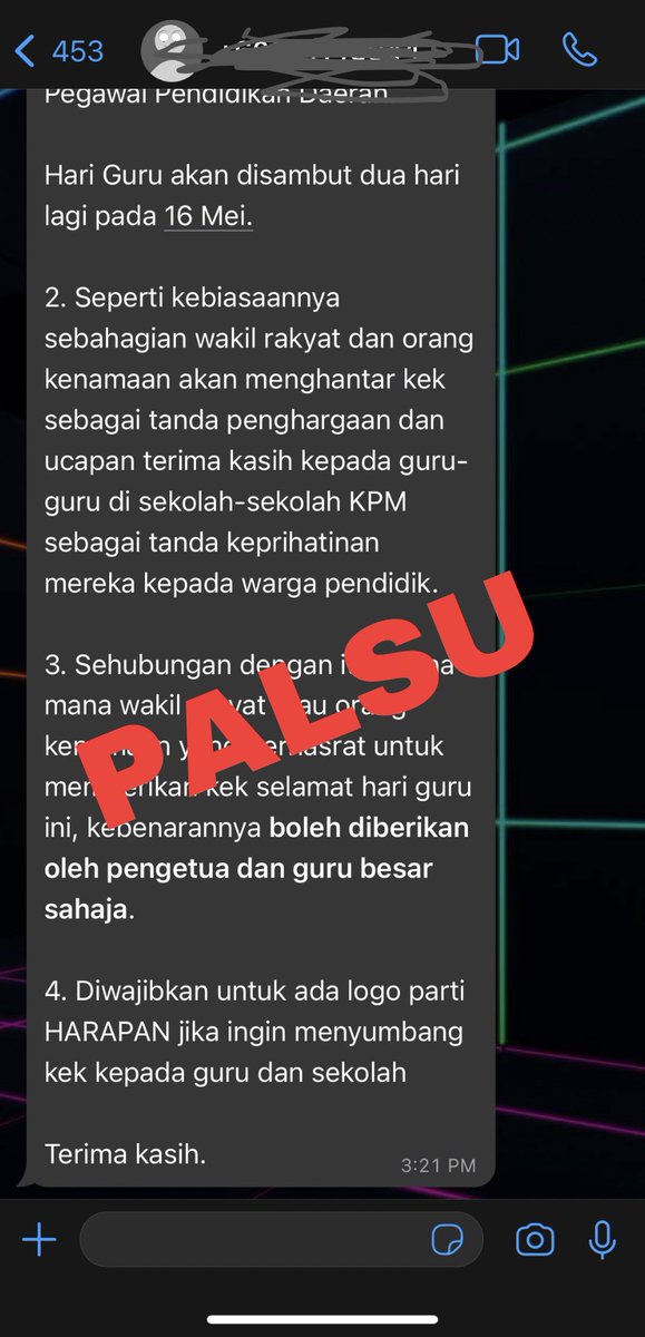 Nota segera - makan kek boleh, tapi jangan lupa minum air masak banyak-banyak ya!

#SemakSebelumSebar