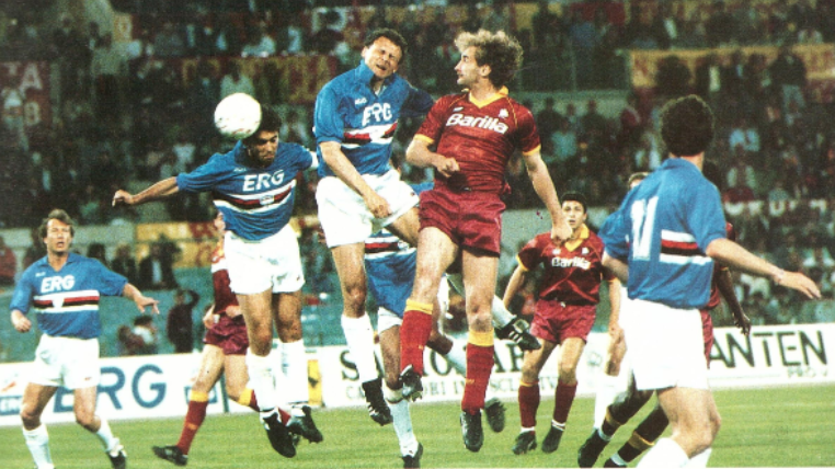𝙏𝙚 𝙡𝙖 𝙧𝙞𝙘𝙤𝙧𝙙𝙞? 

📆 #30Maggio 1991 

🏆 Coppa Italia - Finale (Andata) 

🏟️ Roma Sampdoria 3-1 

⚽ Pellegrini (aut.), Berthold e Voeller 

#AccaddeOggi #ASRoma