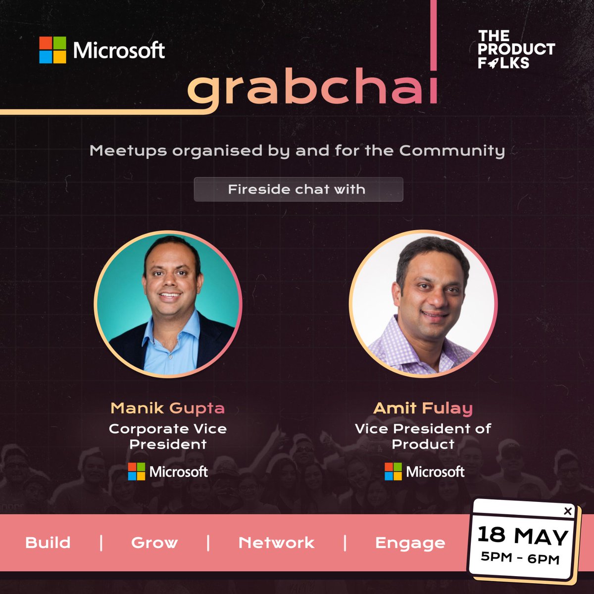 🌟 Calling all Product Managers in Bangalore 🌟

We have a once-in-a-lifetime opportunity planned for you 👀

Here's why you shouldn't miss our GrabChai Bangalore event 👇👇