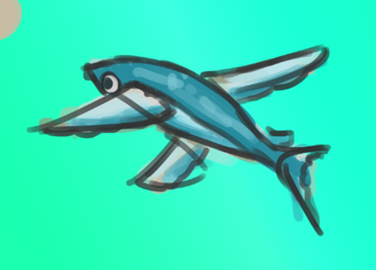 PlayAtlasGame's tweet photo. Concept for some sky fish!
#indiedev #gamedev #gamedeveloper #conceptart https://t.co/cuOMBGW1Ys