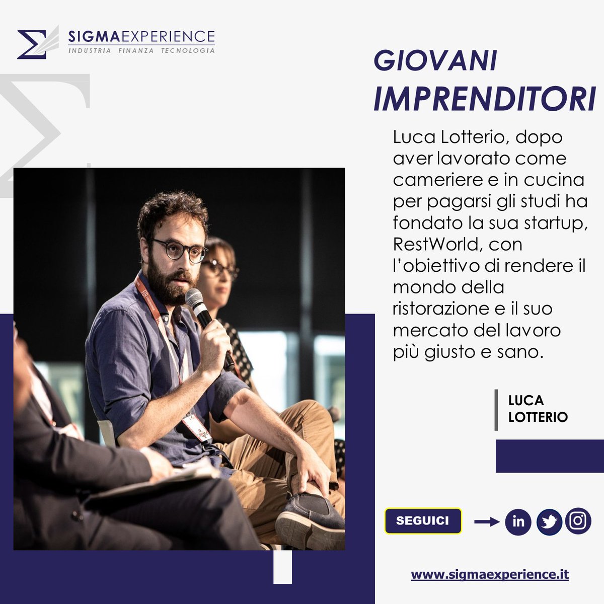 sigmaexperience's tweet photo. 🎯 L’obiettivo è rendere il mercato del lavoro del mondo della ristorazione più sano e giusto.
🤝Oggi, grazie a Restworld, vengono messi in contatto più di 50 mila professionisti nel mondo della ristorazione.
#talenti #giovani #imprenditori #società #ristorazione #sigmaexperience https://t.co/sXTBE22l9T