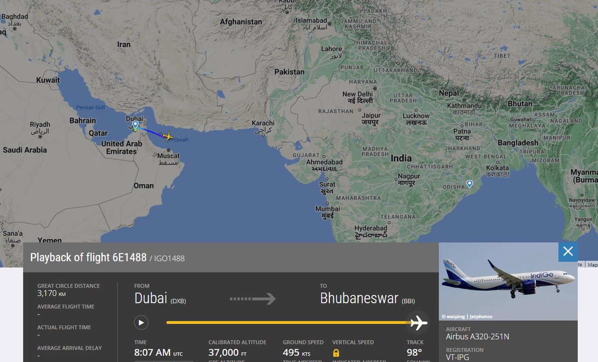 JetArena on Twitter "IndiGo's maiden international flight from