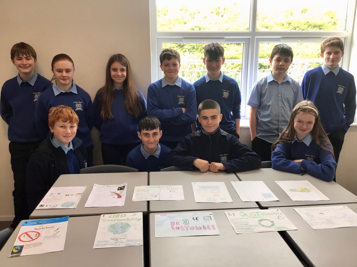 ColaisteB's tweet photo. First year business studies completing posters relating to SDGs! Well done all 👏♻️💚 @Take1_Programme https://t.co/rujKyi7yj8