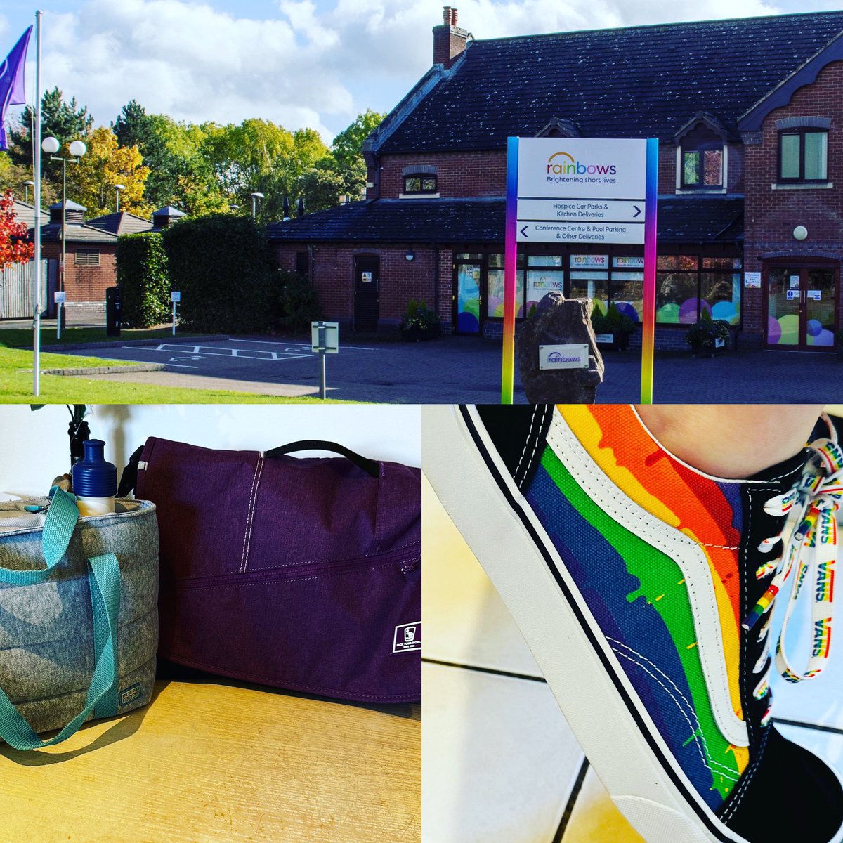 New Shoes, New Bag, can only mean one thing…New Job! Very excited to be starting my new role as Advance Clinical Practitioner @RainbowsHospice #newchallenge