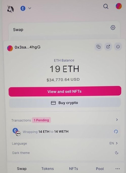 thenighthlord's tweet photo. Kick-starting my 1ETH to 500ETH #shitcoin challenge!

Yes, it's a tall order, but if you're up for the ride, comment below. 

I'll send a Telegram invite for my insights! https://t.co/mIkKhLJvOF