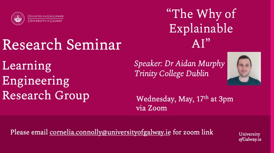 Learning Engineering Research Group (@learnenggroup) on Twitter photo Delighted to have Dr Aidan Murphy (<a href="/aido_murphy/">Aidan Murphy</a>) <a href="/tcd/">Murray Gordon</a>, <a href="/AnthoVentresque/">Anthony Ventresque</a> present at our next Research Seminar <a href="/LeroCentre/">Lero</a> please RT Delighted to have Dr Aidan Murphy (<a href="/aido_murphy/">Aidan Murphy</a>) <a href="/tcd/">Murray Gordon</a>, <a href="/AnthoVentresque/">Anthony Ventresque</a> present at our next Research Seminar <a href="/LeroCentre/">Lero</a> please RT