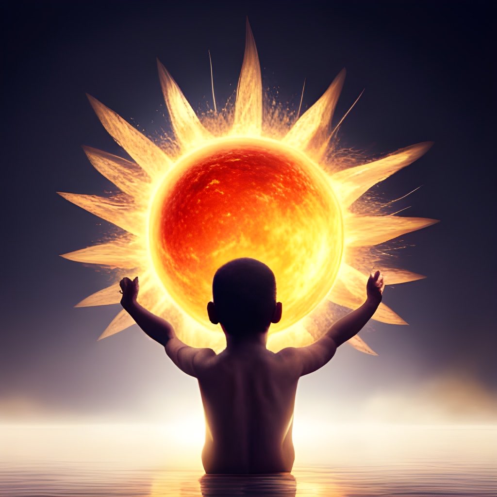 Zongoabongo1's tweet photo. "Have a sunny day ✌🏾🥰 - made with @NightCafeStudio 

https://t.co/rFOX95JLhI

#aiart #nightcafe #digitalart https://t.co/Mq36FU2TAi