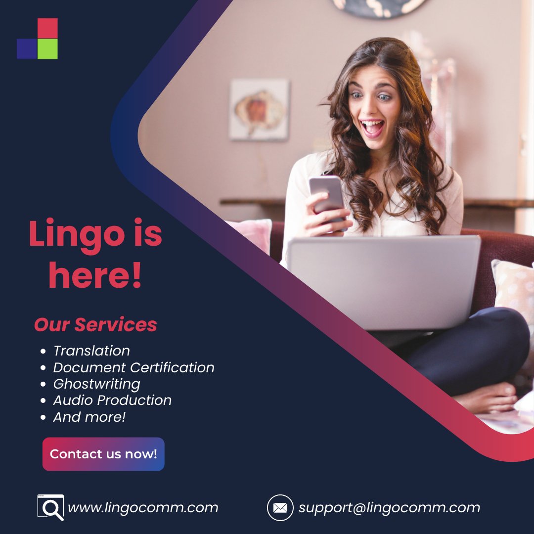 Our website is now live 🥳 Check out what Lingo has to offer by clicking the link in the bio!