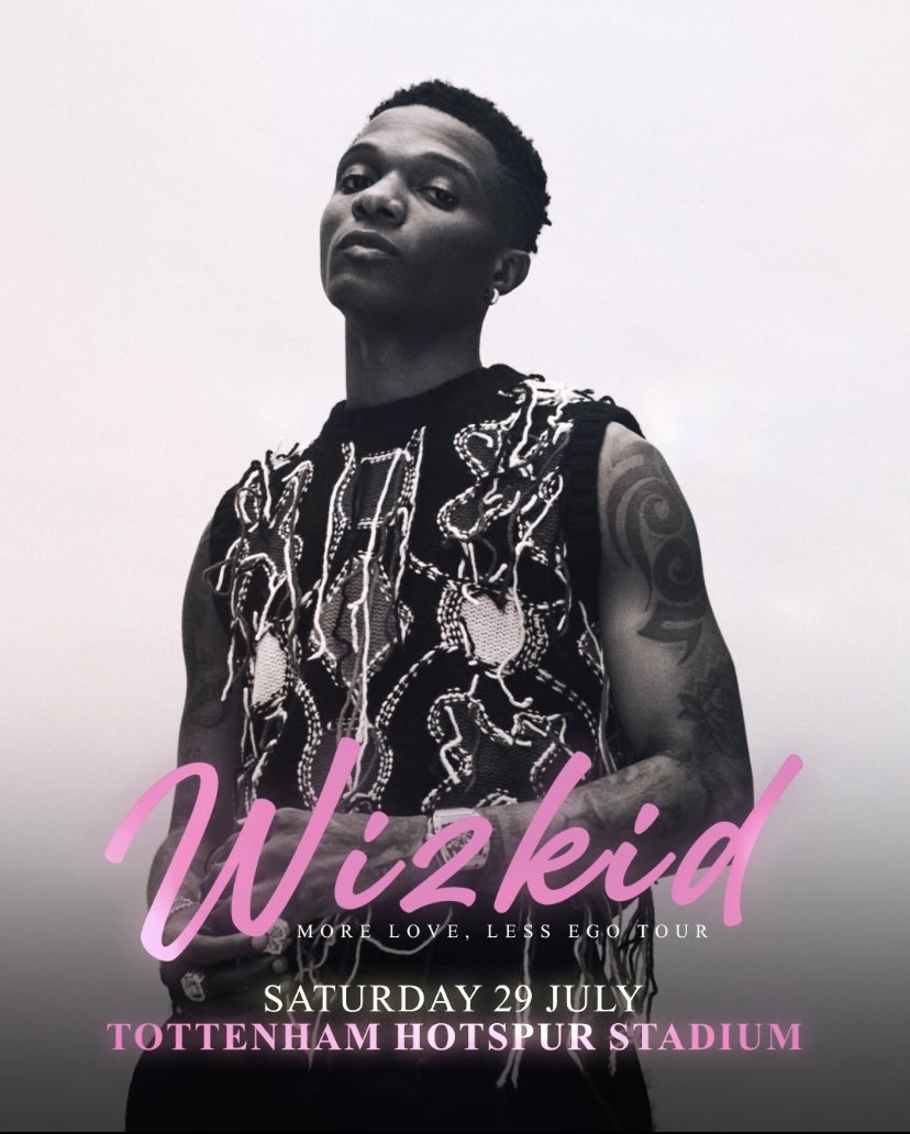 Hilda Baci has done it❤🇳🇬

It's time for 'Wizkid to shot down London Africa is winning 👊 things we love to see😋❤

Big Wiz Live At Tottenham Hotspur Stadium 🏟️ Saturday 29 July #MoreLoveLessEgoTour 🔥❤️