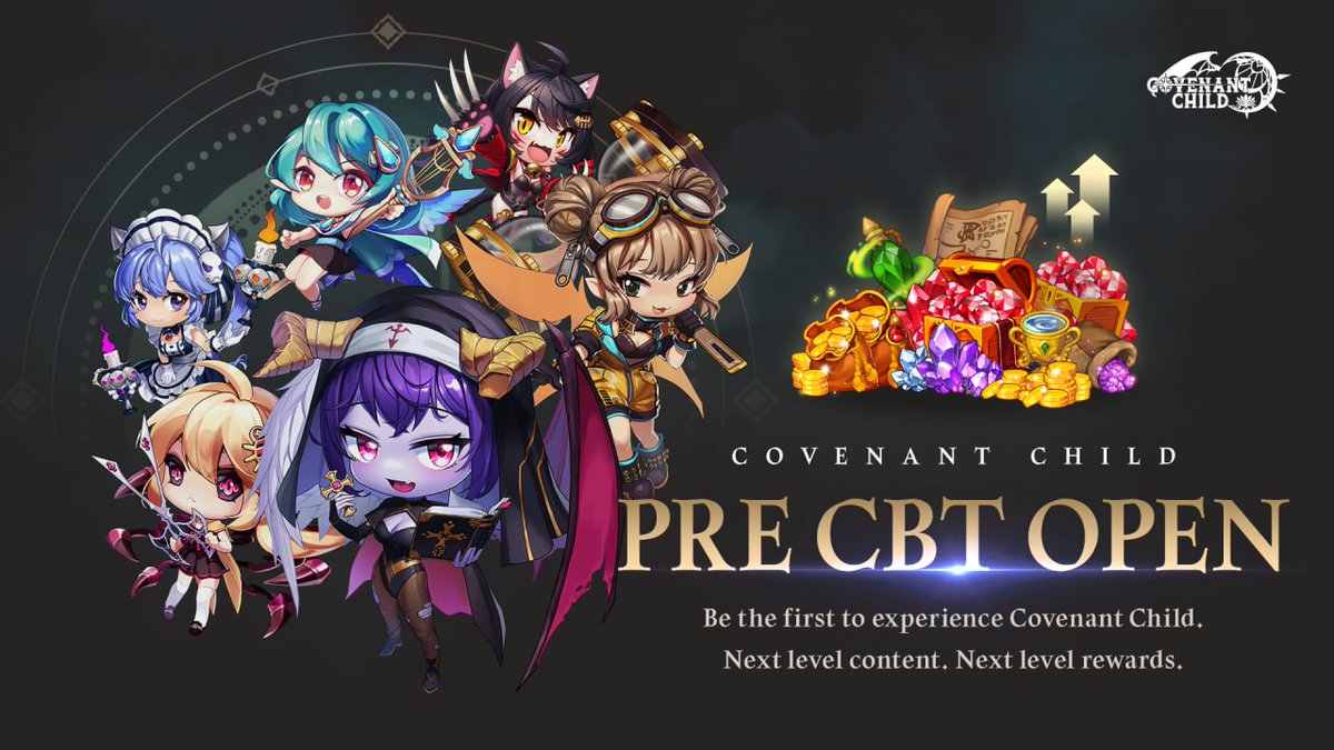 🚨100,000 $COVN Pre-CBT Event Announcement🚨

⚔️Join forces with Covenant Child's strongest Heroes for the first time ever for your share of the 100,000 $COVN Rewards Pool!💰

🗓When: May 18th - 21st📢

🎮Complete in-game goals to qualify for $COVN Rewards, with completing the