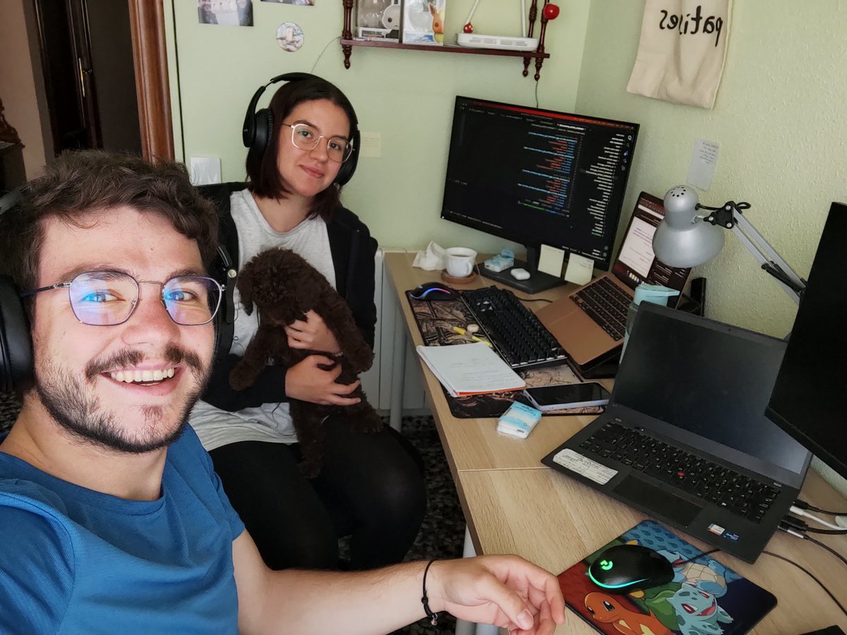 carlos_ramoon's tweet photo. Nova incorporació a l'equip. Entrenant-la per a hacker. https://t.co/vGwaQnNFNo