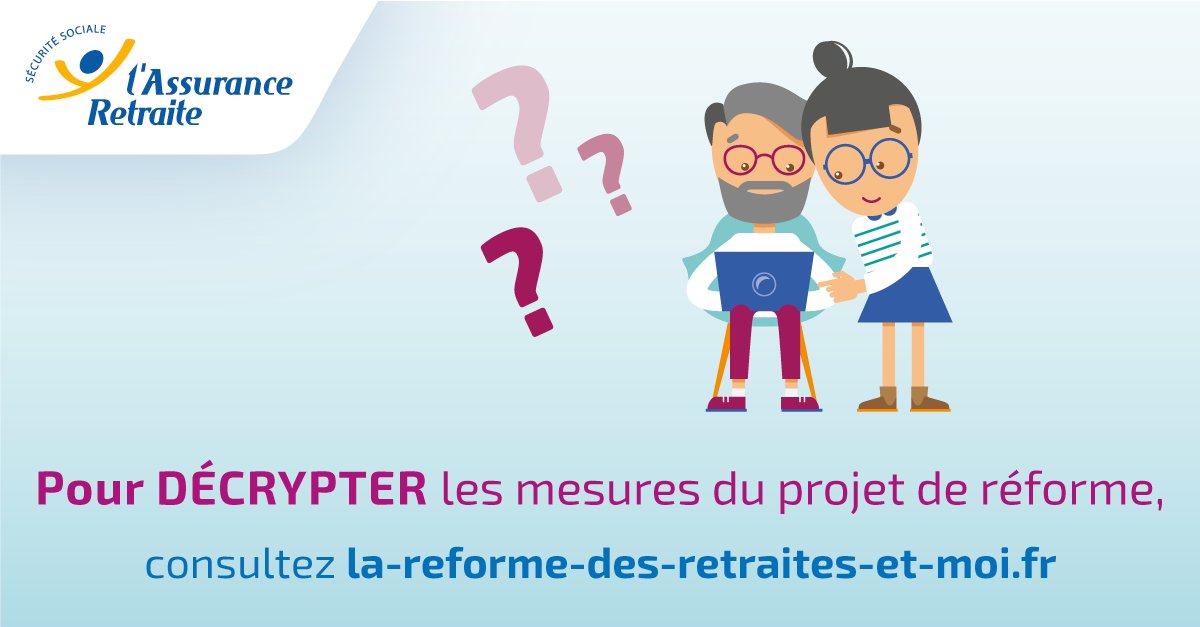 #ReformeDesRetraites  : on fait le point !
La réforme entre en vigueur le 1er septembre.   Calendrier, changements : découvrez nos premiers décryptages, en attendant  les décrets d’application des mesures. bit.ly/3ObfgtF
#retraite