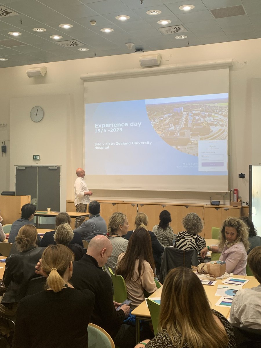 Så er vi igang! Experience Day på ⁦<a href="/SUHhospital/">Sjællands Universitetshospital</a>⁩ #Quality2023 #Quality2023DK