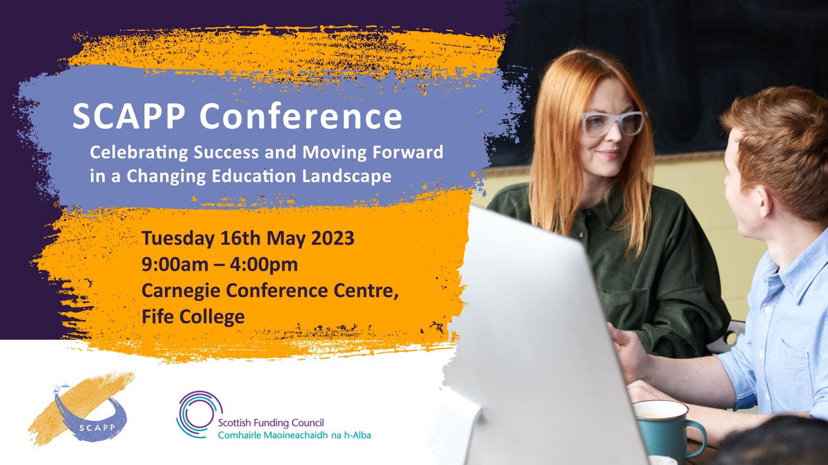 Excited and Looking forward to seeing our delegates tomorrow 16 May at @ScappScot conference @CarnegieCCentre @fifecollege It'll be great to meet up in person once again
#wideningparticipation #SCAPPConference