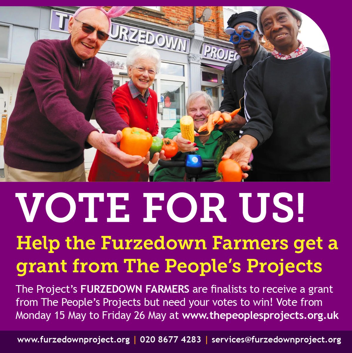 We will be on ITV News at 6pm tonight - please tune in to see us and find out more! 
#PeoplesProjects
Voting has started and continues until  Friday 26 May - every vote counts
thepeoplesprojects.org.uk/projects/view/…