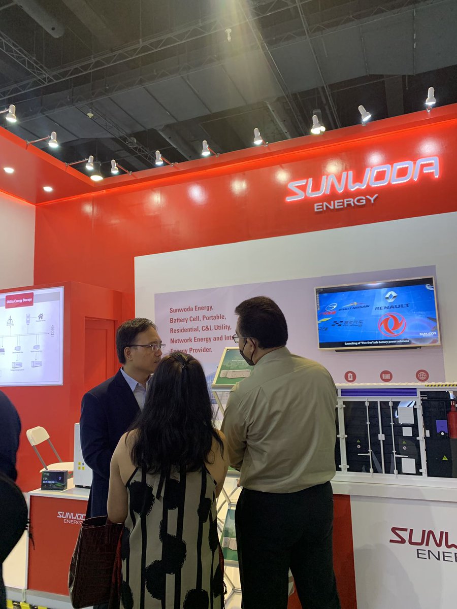 SunwodaE's tweet photo. On day one of The Future Energy Show Philippines 2023, our team is showcasing Sunwoda Energy’s cutting-edge Liquid Cooling BESS. We are eager to meet you here at booth HALL 1 E13!

Learn more about us: https://t.co/fBfkMBAYF7
 
#ResidentialStorage #EnergyStorage #BatteryStorage https://t.co/HC7tco1vMf