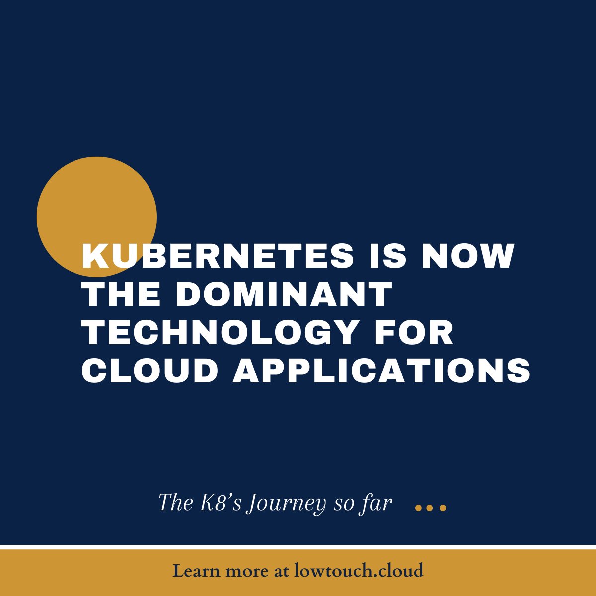 KUBERNETES IS NOW THE DOMINANT TECHNOLOGY FOR CLOUD APPLICATIONS

Dive into our latest blog article 👇
ecloudcontrol.com/kubernetes-is-…

#kubernetes #cloudapplications #DominantTechnology #cloudnative #containerization #devops  
#microservices #CloudComputing