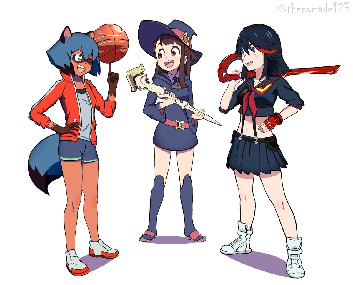 One moment, it's all over
They all know this
Here's a photo for the news sheets
3 girls with a cool connection
#LWA_jp #BNA #KillLaKill